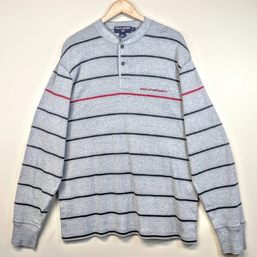 Vintage 90's Polo Sport Henley
